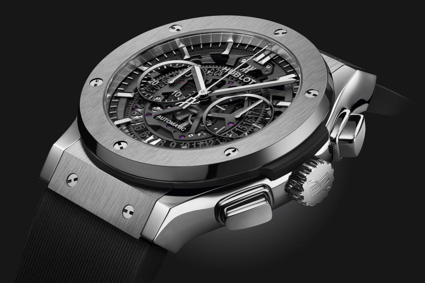 Side Hublot Classic Fusion Aerofusion Titanium Ref# 525.NX.0170.RX