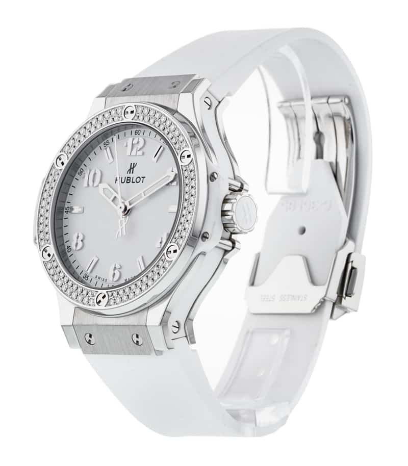 Hublot Big Bang, Steel, White Diamonds, 38mm, Ref# 361.SE.2010.RW.1104, Nain view