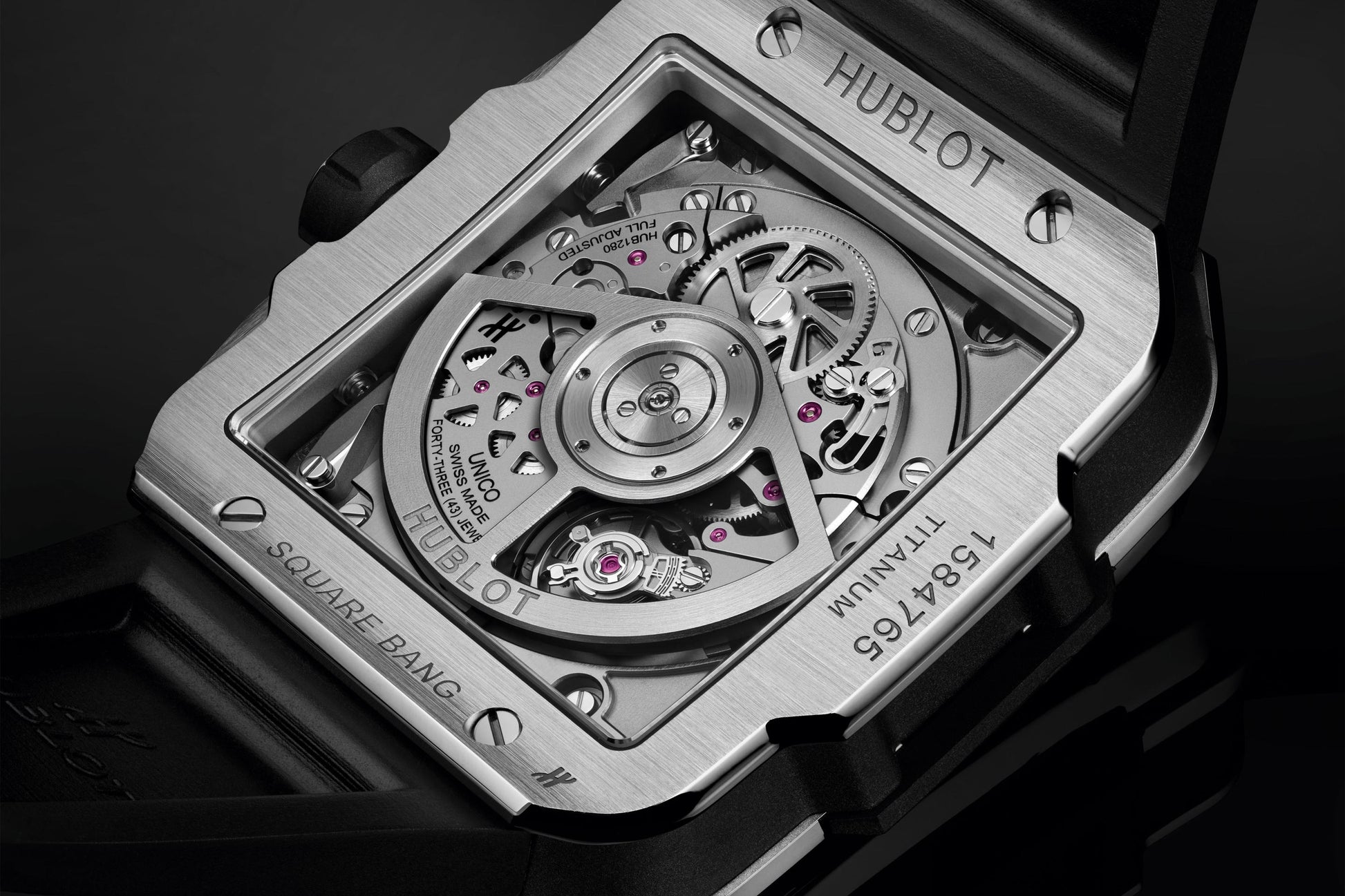 Hublot Square Bang Ceramic Watches In Black And White For 2023