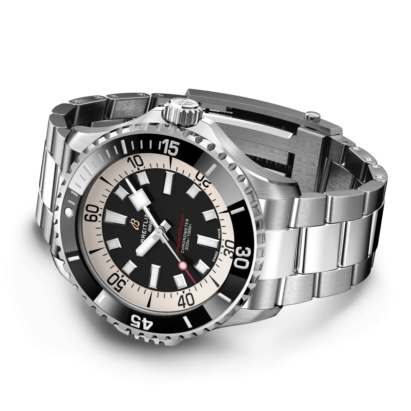 Side Breitling SUPEROCEAN AUTOMATIC Ref# A17378211B1A1