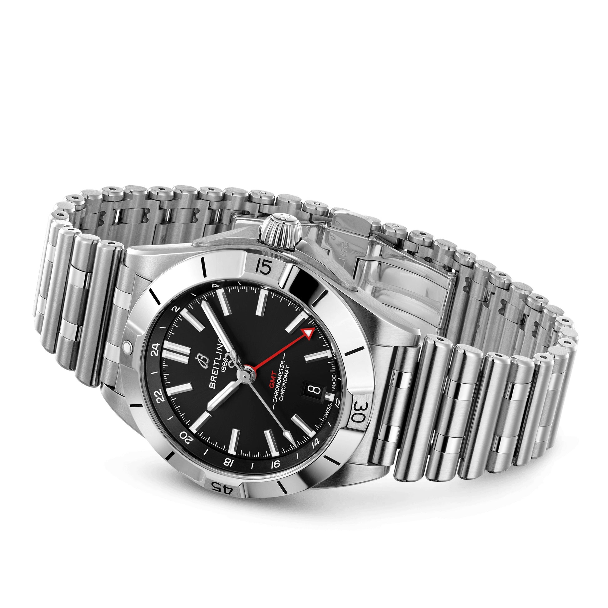 Side Breitling Chronomat AUTOMATIC GMT Ref# A32398101B1A1