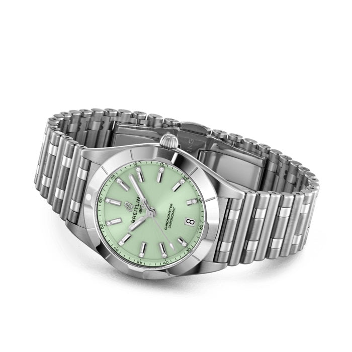 Side Breitling Chronomat 32 Stainless Steel Ref# A77310101L1A1