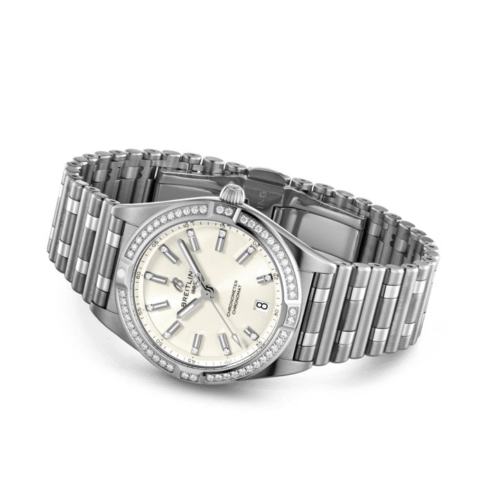 Side Breitling Chronomat 32 Stainless Steel Ref# A77310591A1A1