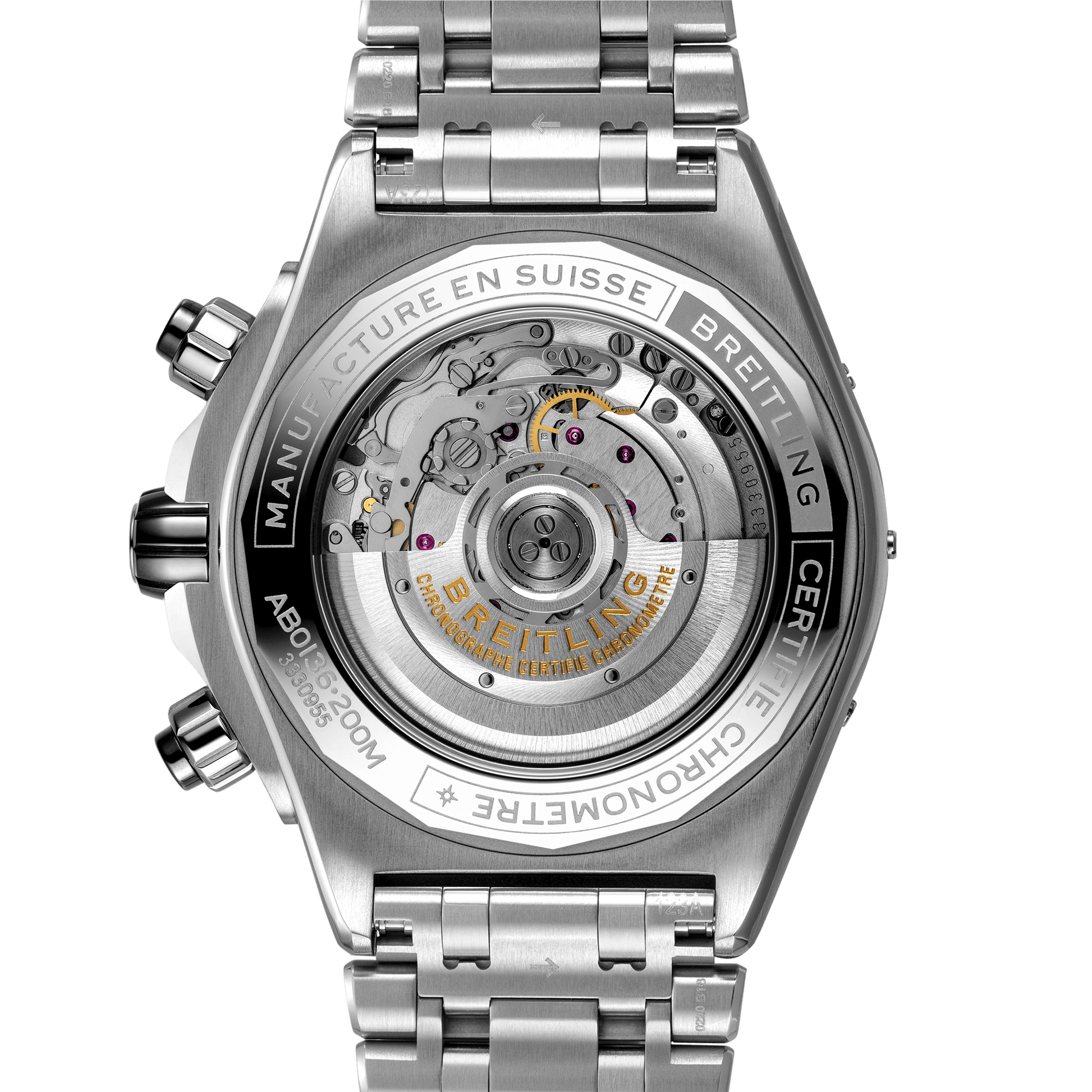 Breitling Super Chronomat B01 44, Ref# AB0136251B1A1, Back