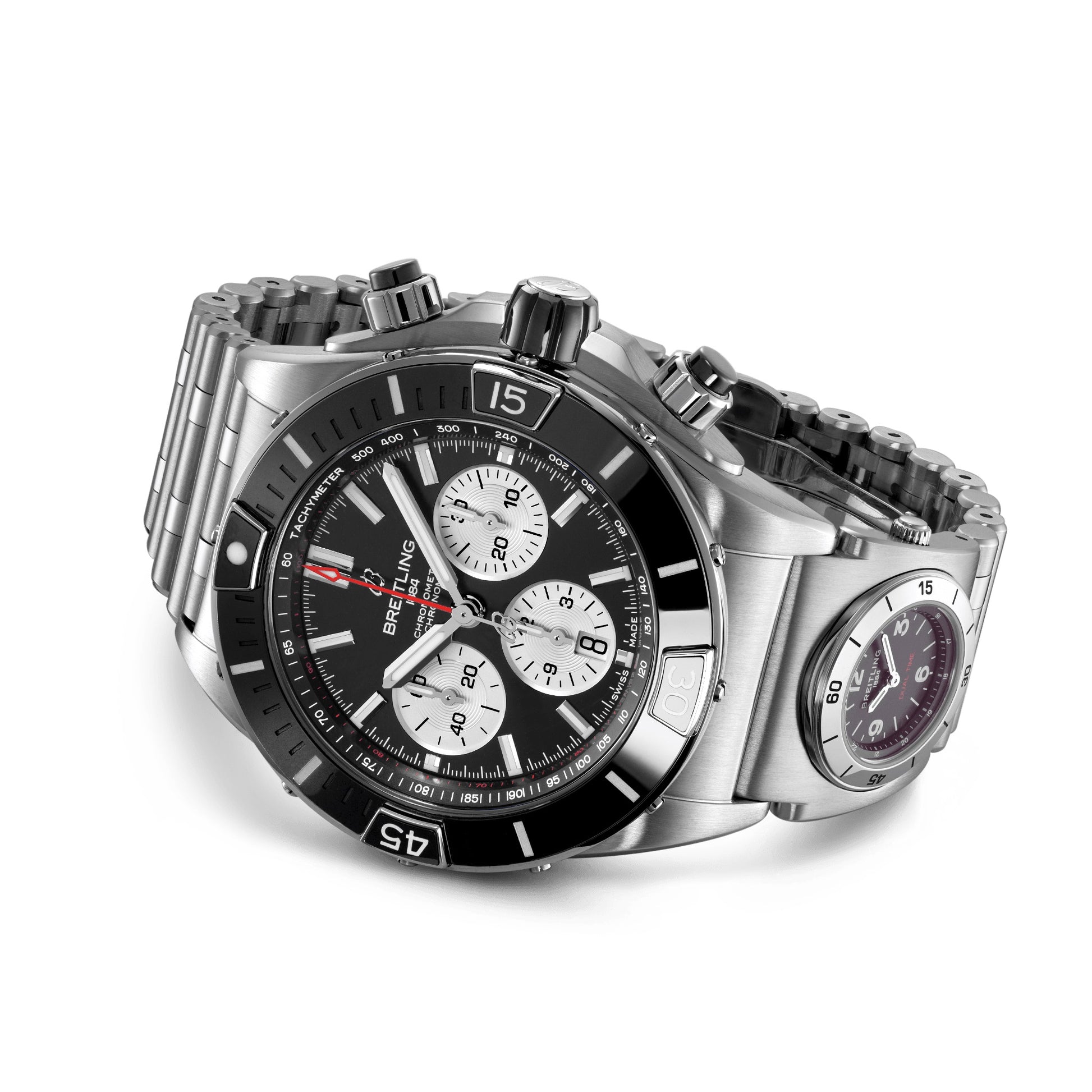 Side Breitling Super Chronomat B01 Ref# AB0136251B1A2