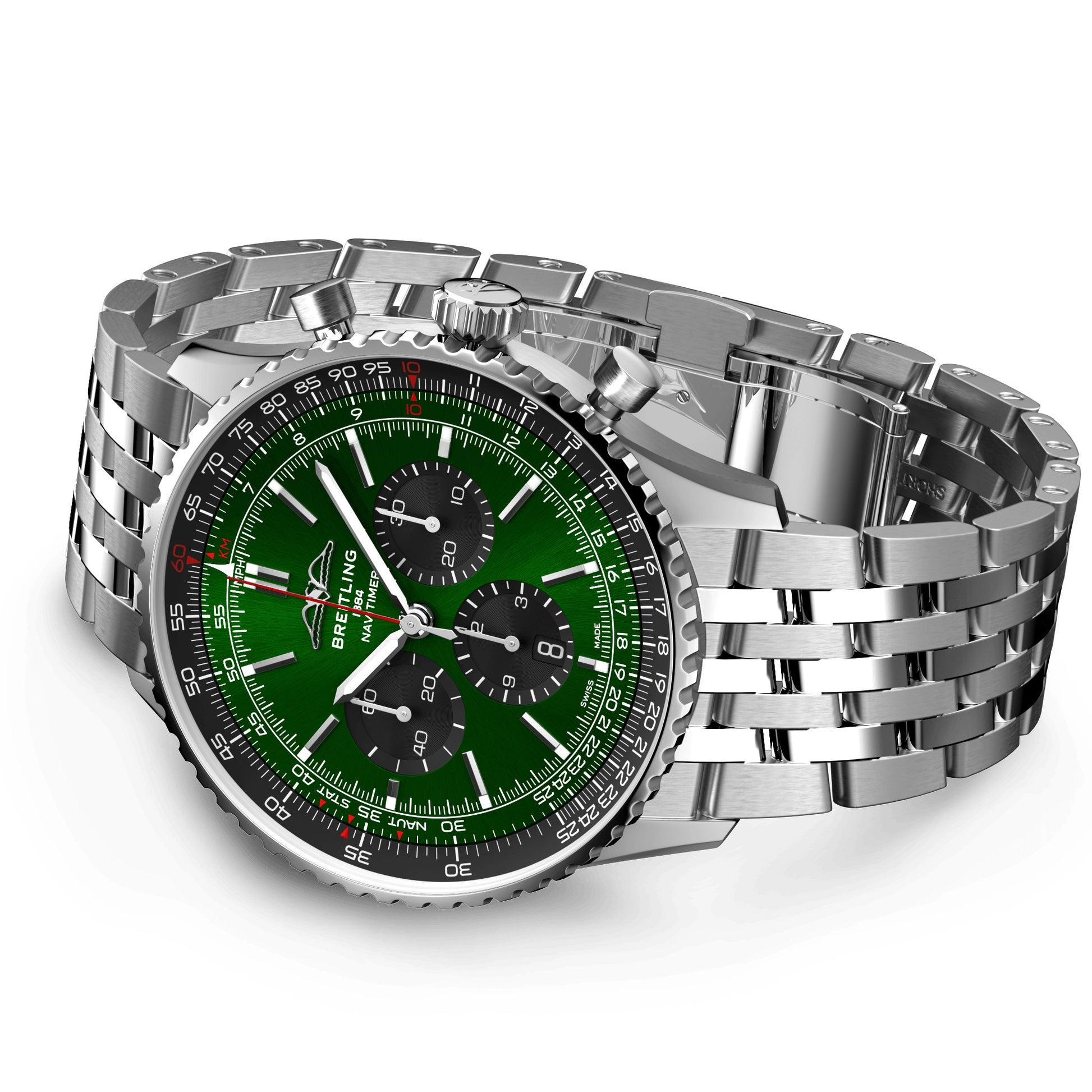 Side Breitling Navitimer B01 CHRONOGRAPH Ref# AB0137241L1A1