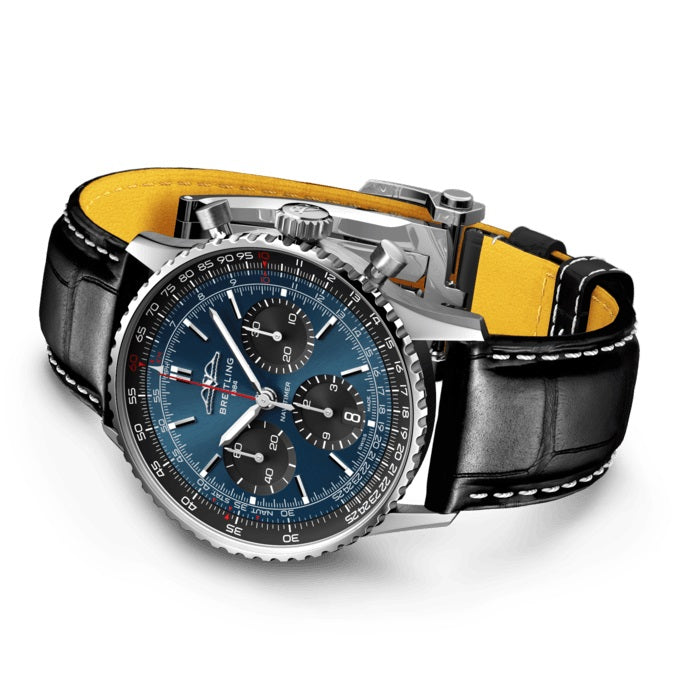 Side Breitling Navitimer B01 Chronograph 41 Stainless Steel Ref# AB0139241C1P1
