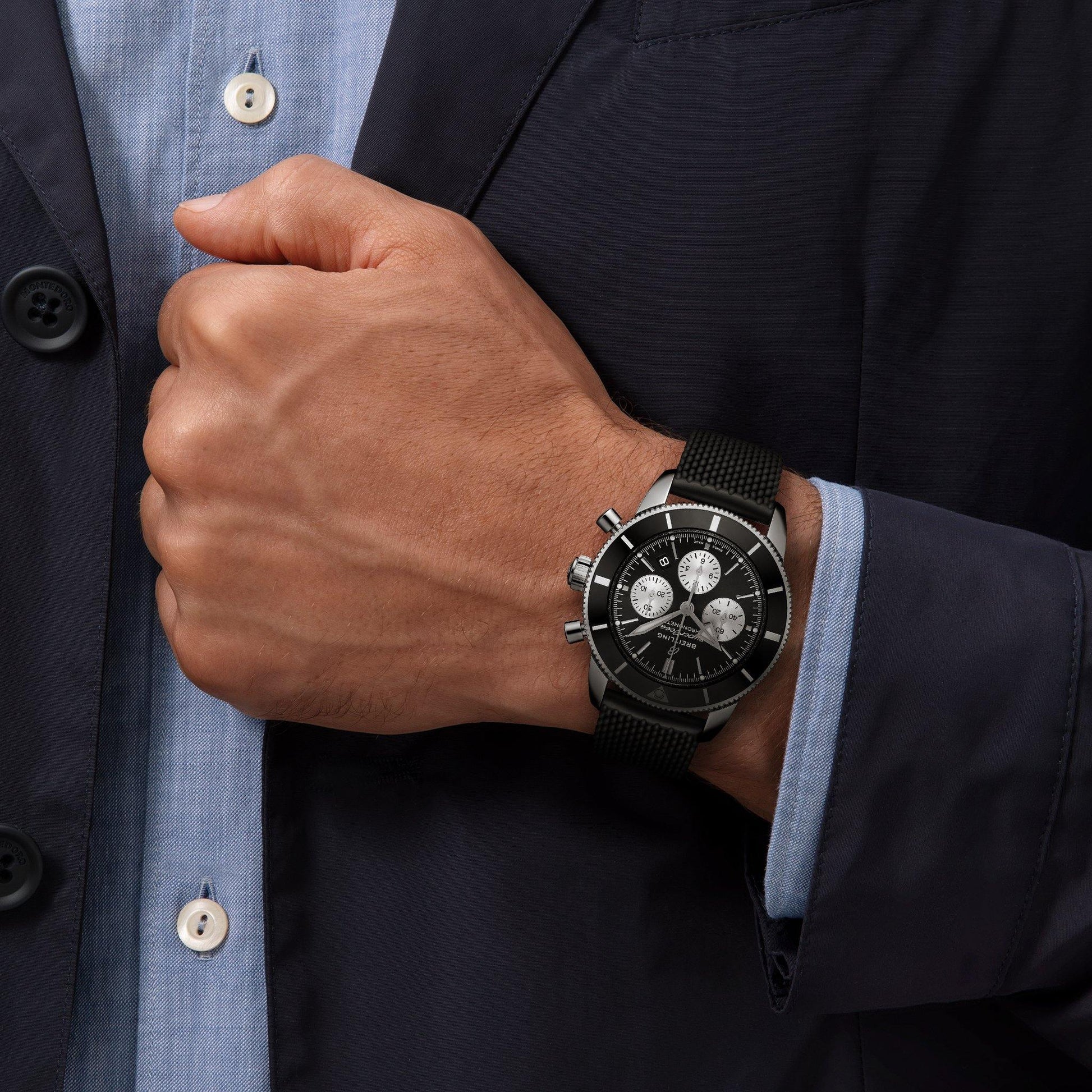 Breitling Chronograph 44 Superocean Héritage II, Ref# AB0162121B1S1 - Affordable Swiss Watches Inc.