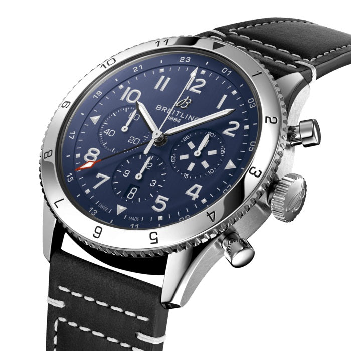 Dial Breitling Super AVI B04 Chronograph GMT 46 Tribute To Vought F4U Corsair Ref# AB04451A1C1X1