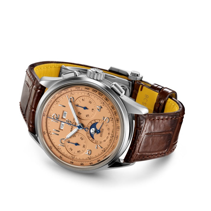Side Breitling Premier B25 Datora 42 Stainless Steel Ref# AB2510201K1P1
