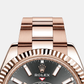 Rolex Sky-Dweller 42mm, 18k Everose Gold, Ref# 326935-0007, Bezel, bracelet