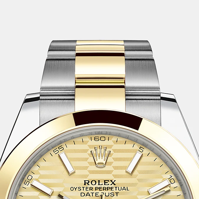 Rolex Datejust 41mm, Oystersteel and 18k Yellow Gold, Ref# 126303-0021, Bezel