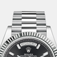 Rolex Day-Date, 40mm, Platinum, Ref# 228236-0004, Bezel, bracelet