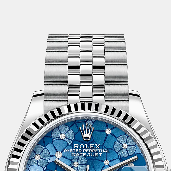 Rolex Datejust 31mm, Oystersteel and 18k White Gold and Diamonds, Ref# 278274-0036, Bezel, Bracelet