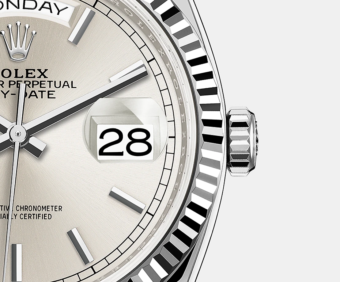 Rolex Day-Date, 36mm, Platinum, Ref# 128236-0001, Date