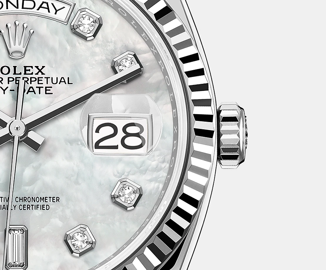 Rolex Day-Date, 36mm, Platinum, Ref# 128236-0002, Date