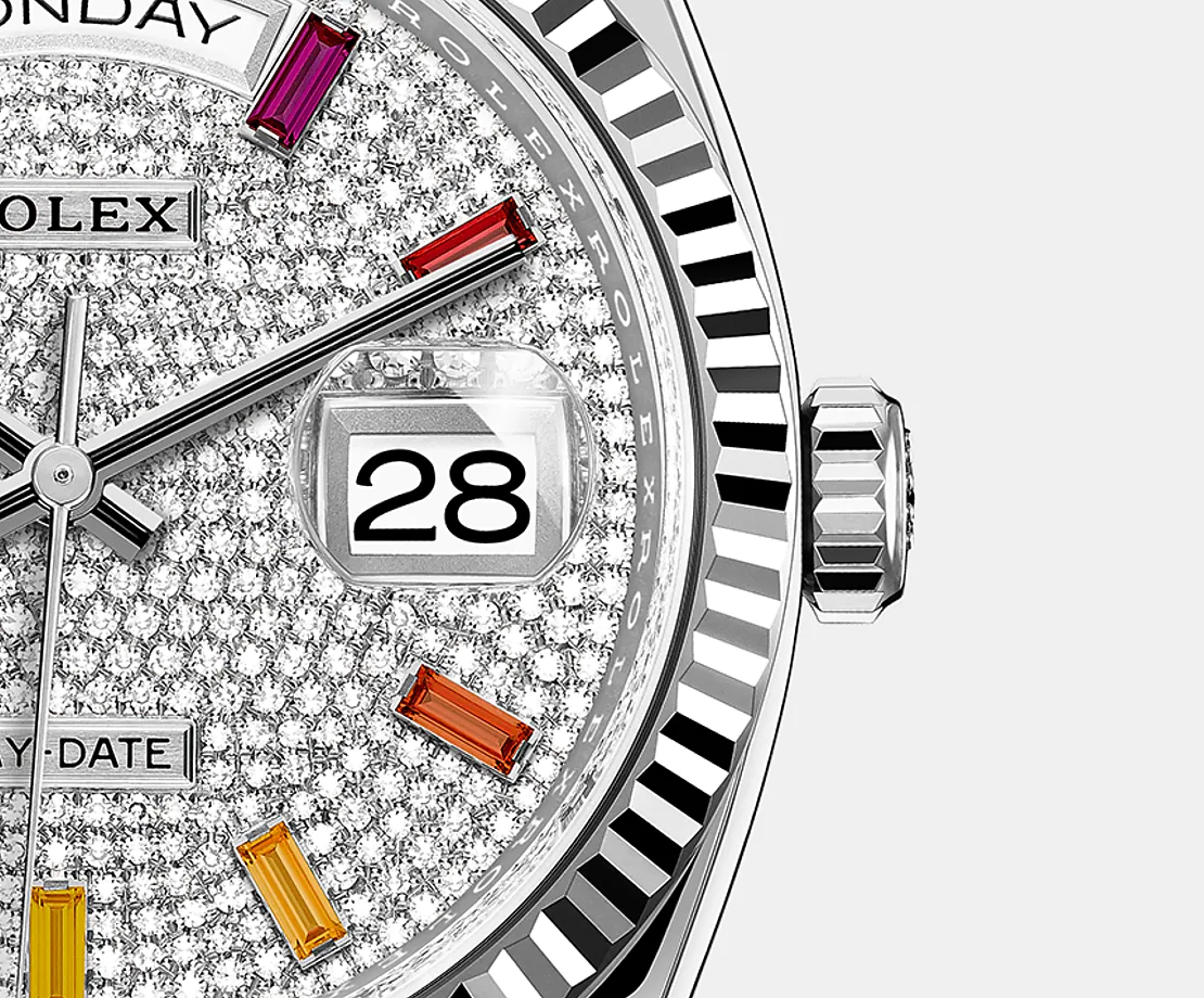 Rolex Day-Date, 36mm, Platinum, Ref# 128236-0003, Date