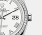 Rolex Day-Date, 36mm, Platinum and Diamonds, Ref# 128396tbr-0010, Date