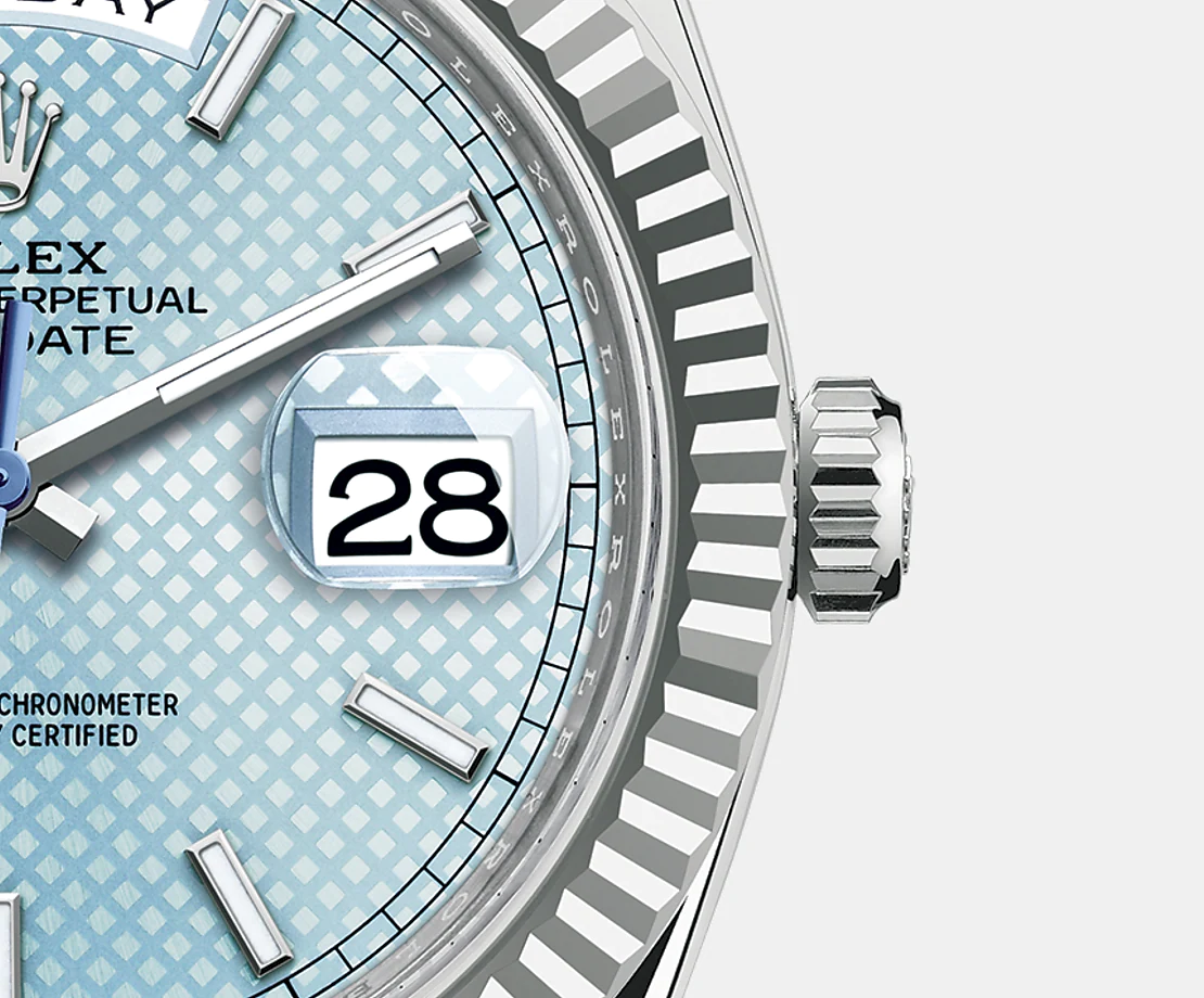 Rolex Day-Date, 40mm, Platinum, Ref# 228236-0005, Date