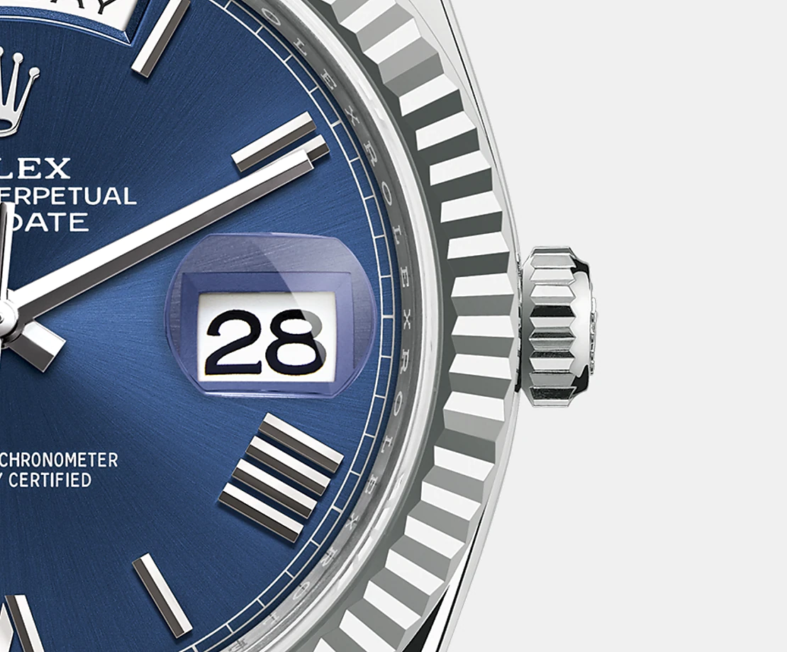 Rolex Day-Date, 40mm, Platinum, Ref# 228236-0007, Date