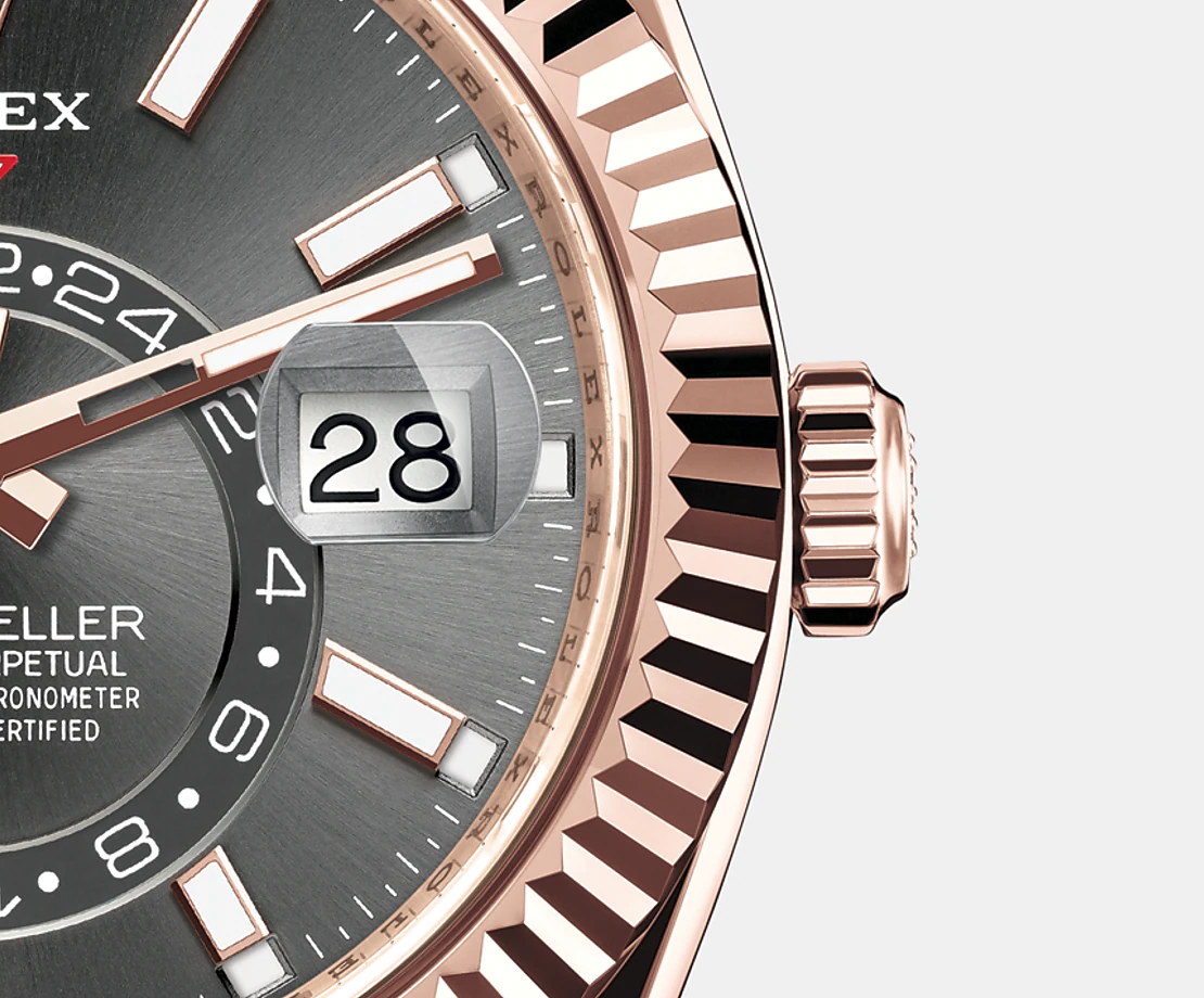 Rolex Sky-Dweller, 18k Everose Gold, Ref# 326235-0006, Date