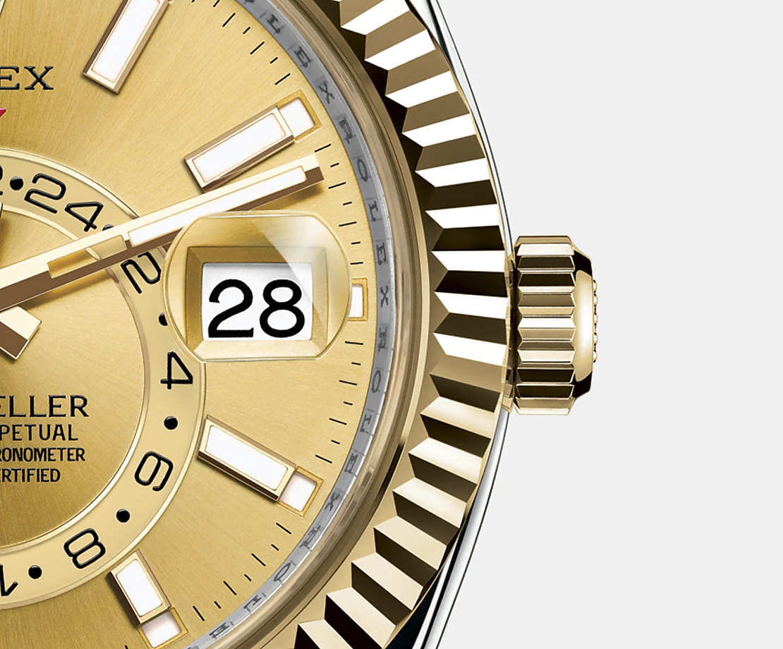Rolex Sky-Dweller, Oystersteel and 18k Yellow Gold, Ref# 326933-0001, Date