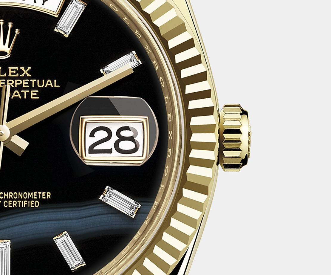 Rolex Day-Date, 40mm, 18k Yellow Gold, Ref# 228238-0059, Date