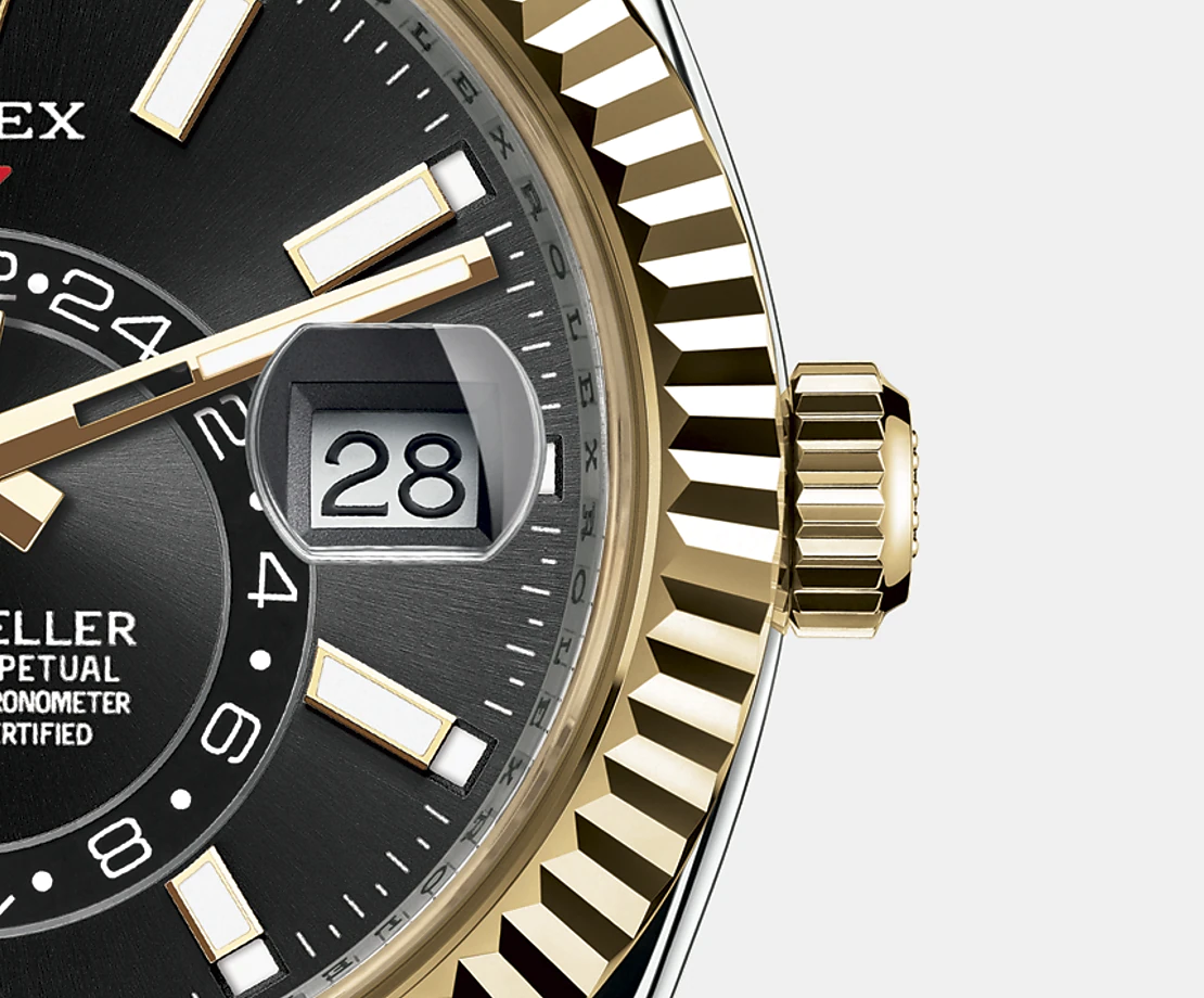 Rolex Sky-Dweller 42mm, Oystersteel and 18k Yellow Gold, Ref# 326933-0005, Date
