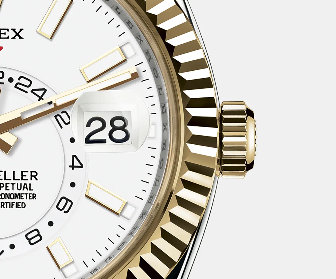 Rolex Sky-Dweller 42mm, Oystersteel and 18k Yellow Gold, Ref# 326933-0009, Date