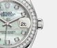 Rolex Lady-Datejust 28, Oystersteel and 18k White Gold, Ref# 279384RBR-0012, Date