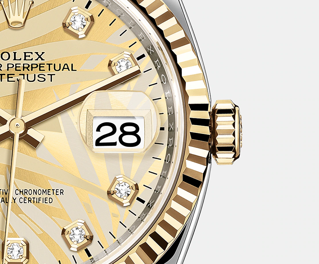 Rolex datejust discount or jaune