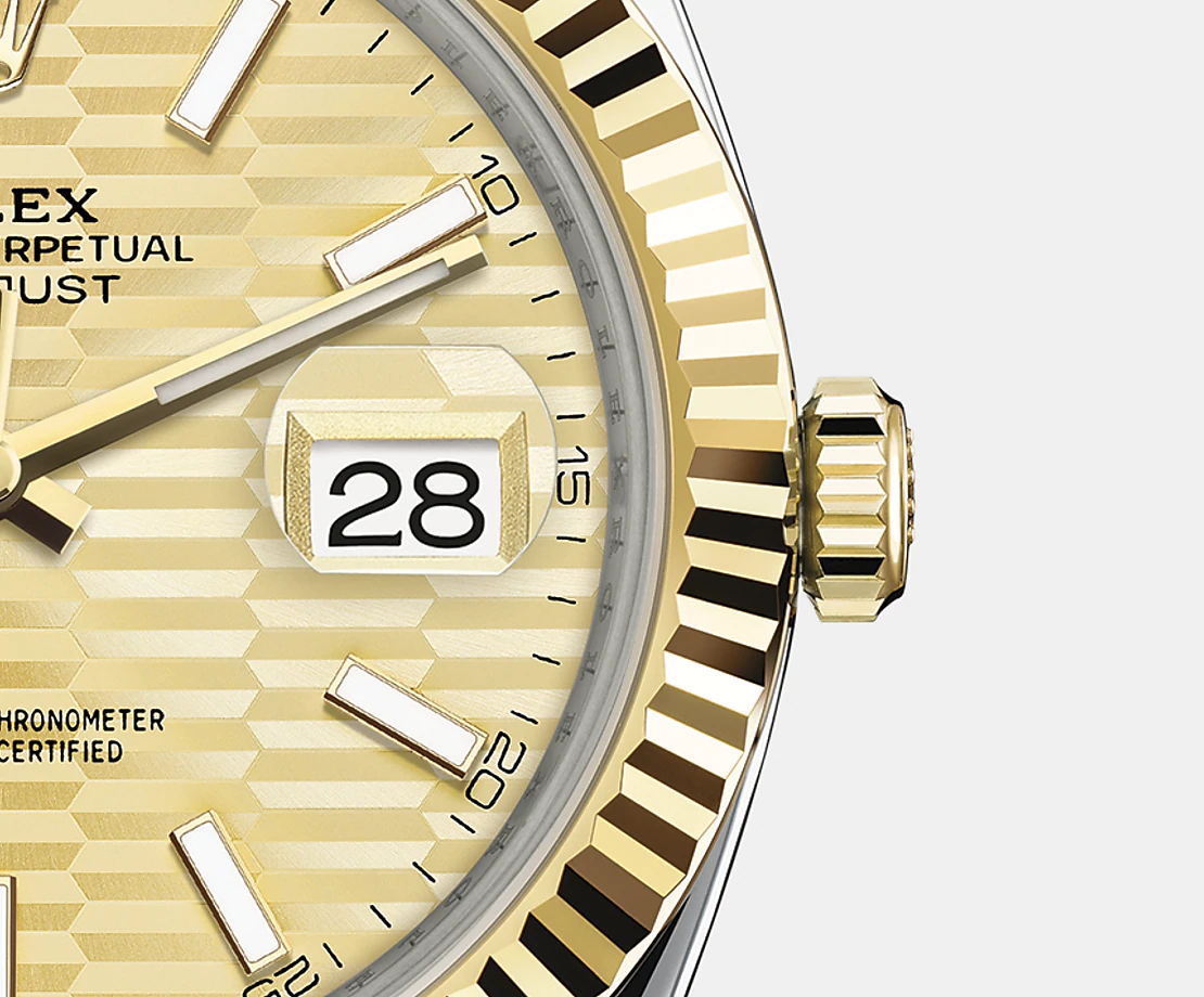 Rolex Datejust 41mm, Oystersteel and 18k Yellow Gold, Ref# 126333-0021, Date