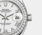 Rolex Lady-Datejust 28, Oystersteel and 18k White Gold, Ref# 279384RBR-0020, Date
