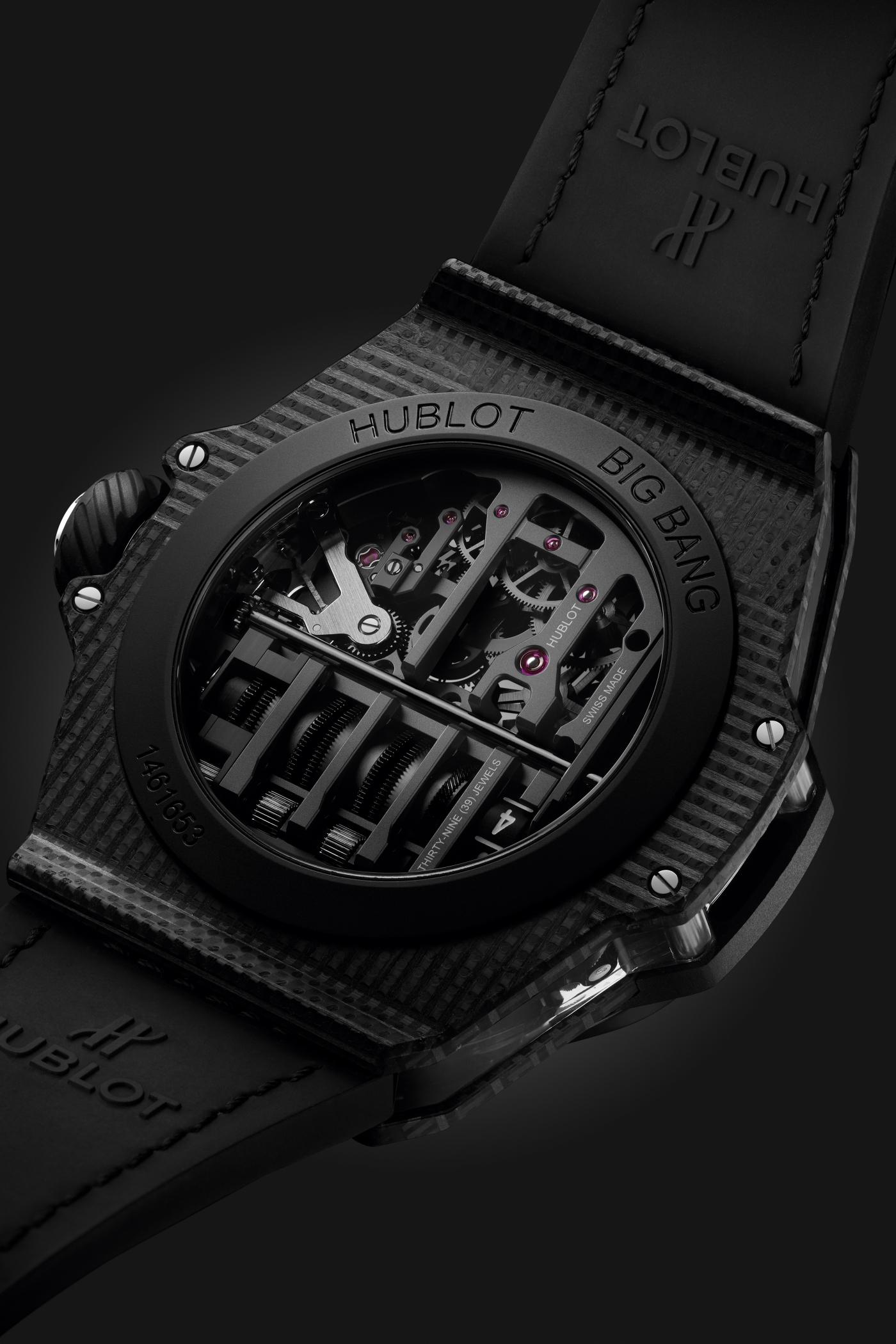 Back Hublot Big Bang MP-11 POWER RESERVE 14 DAYS 3D CARBON RAINBOW Ref# 911.QD.0123.LR.4099