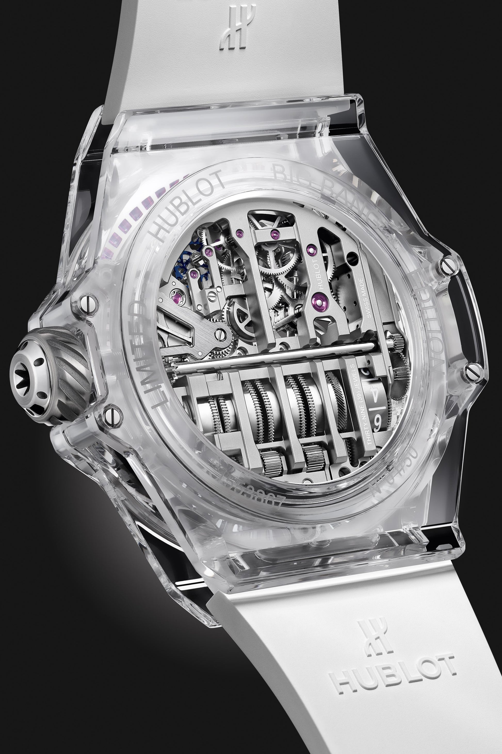 Back Hublot Big Bang MP-11 POWER RESERVE 14 DAYS SAPPHIRE RAINBOW Ref# 911.JX.0102.RW.4099