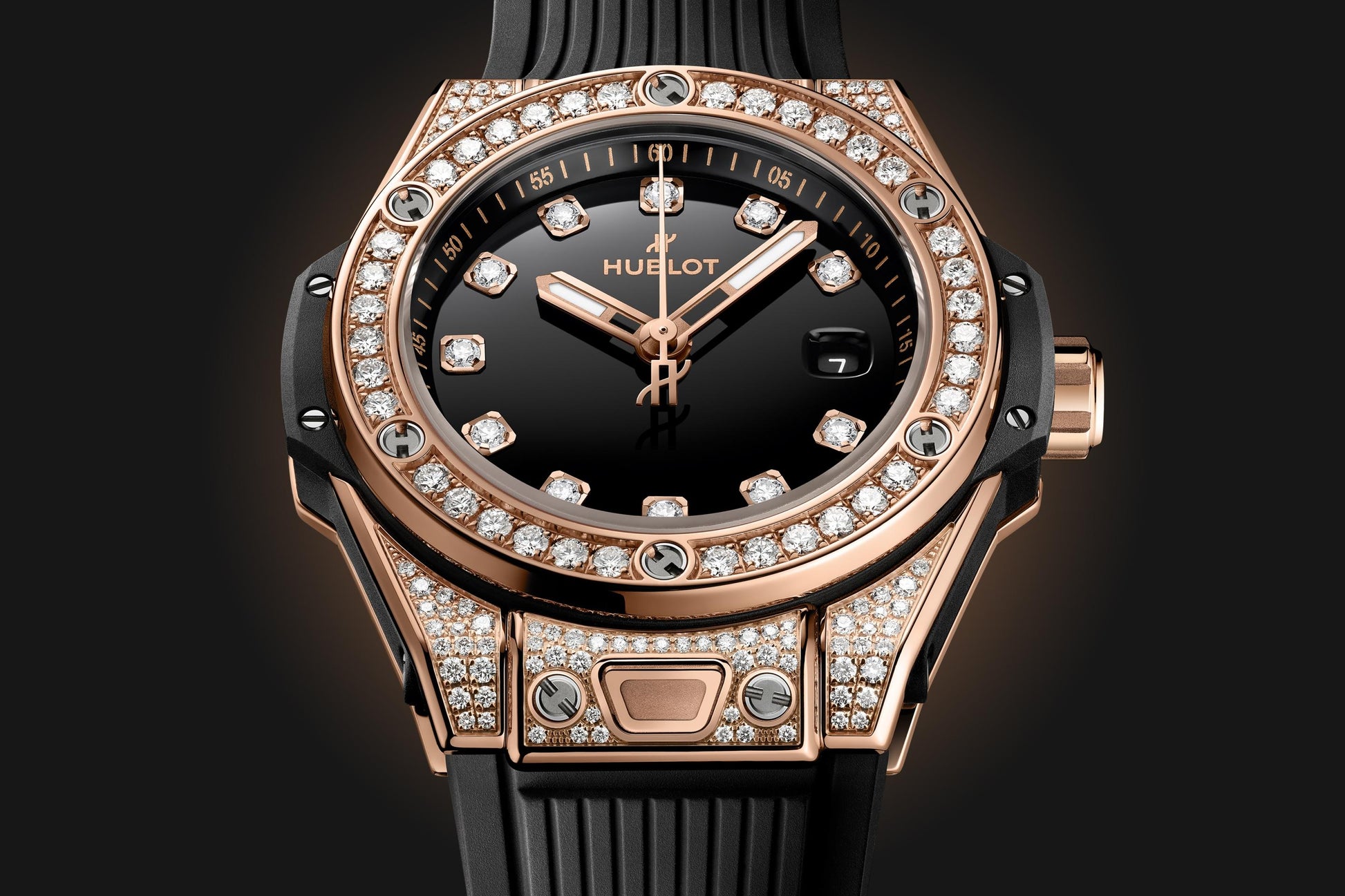 Dial Hublot Big Bang ONE CLICK KING GOLD PAVÉ Ref# 485.OX.1280.RX.1604