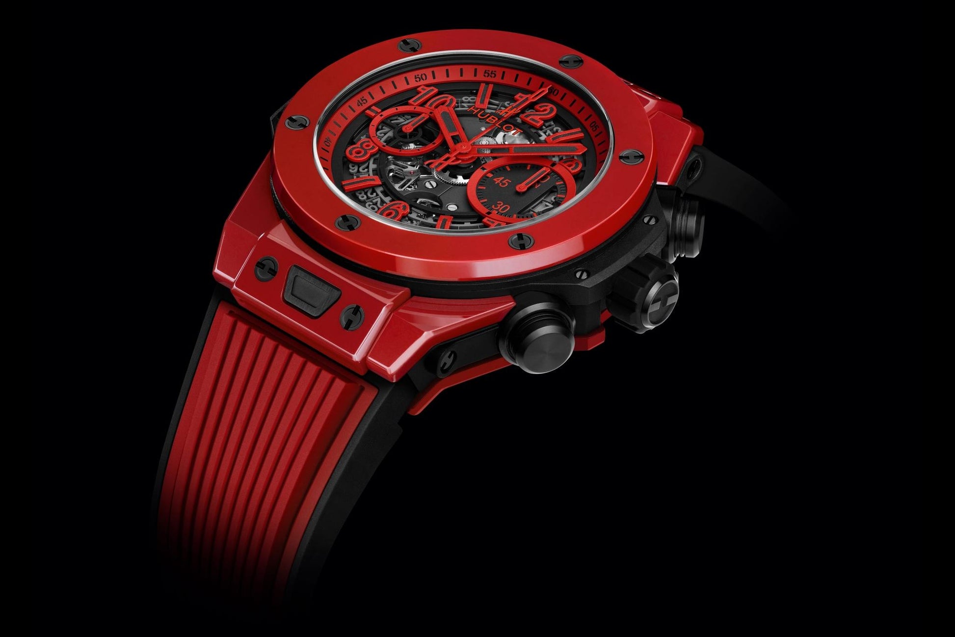 Hublot Big Bang Unico Red Magic 45mm, Ref# 411.CF.8513.RX, Right