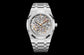 Side Audemars Piguet Royal Oak "JUMBO" EXTRA-THIN OPENWORKED "50TH ANNIVERSARY" Ref# 16204ST.OO.1240ST.01
