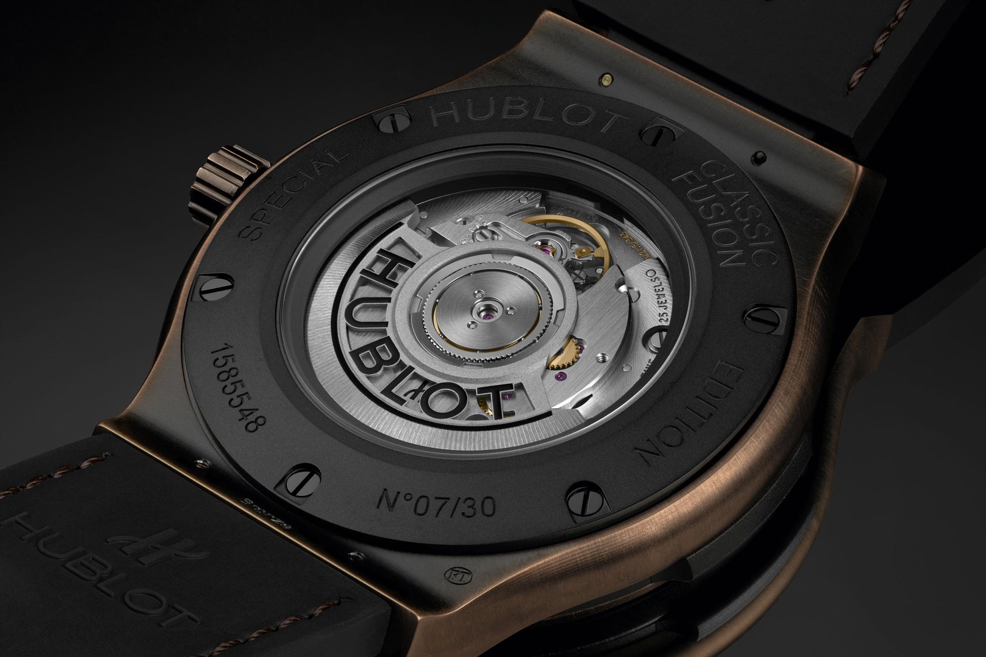 Back Hublot Classic Fusion BRONZE BROWN Ref# 511.BZ.3480.LR.ECU21