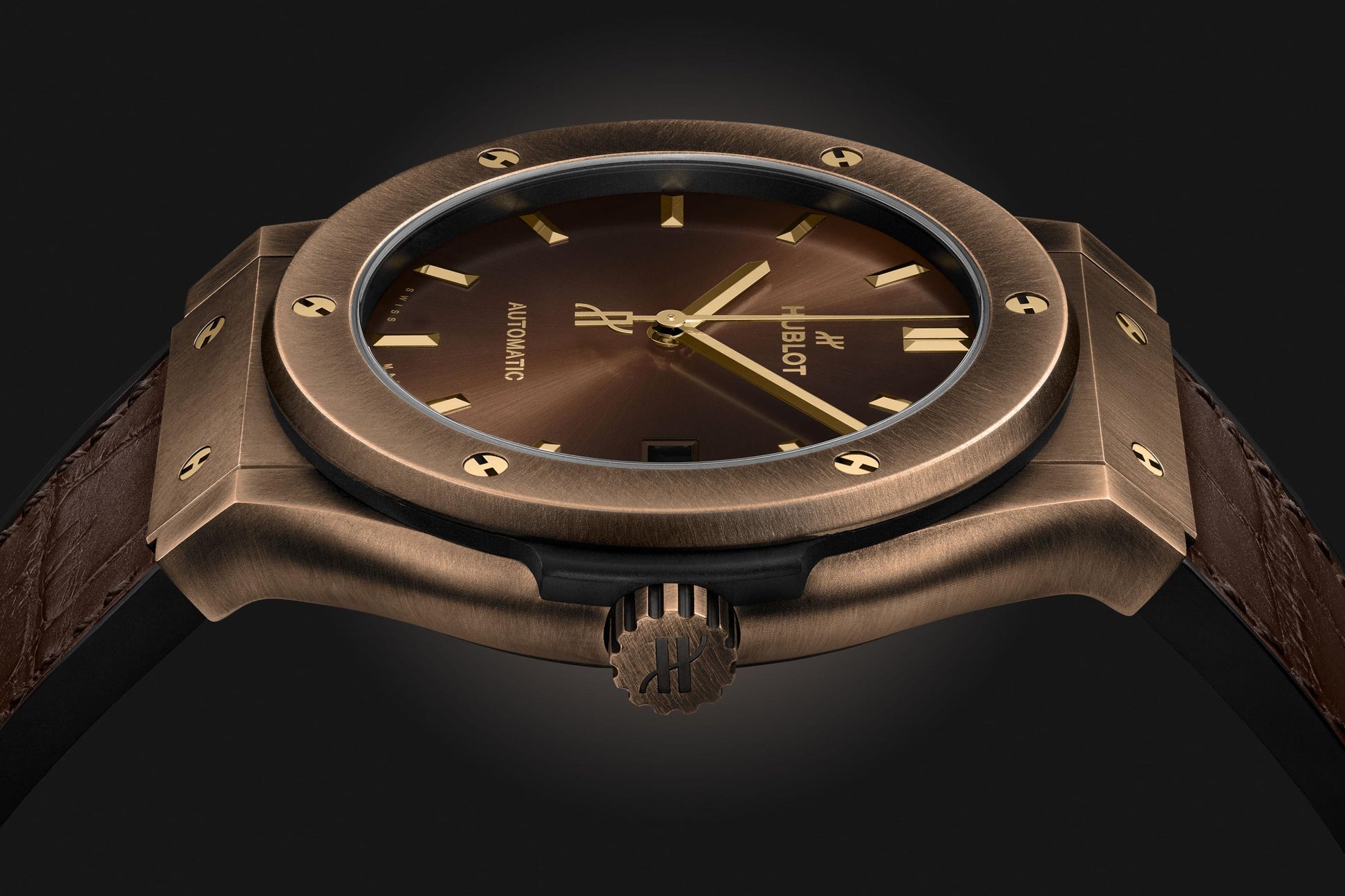 Side Hublot Classic Fusion BRONZE BROWN Ref# 511.BZ.3480.LR.ECU21