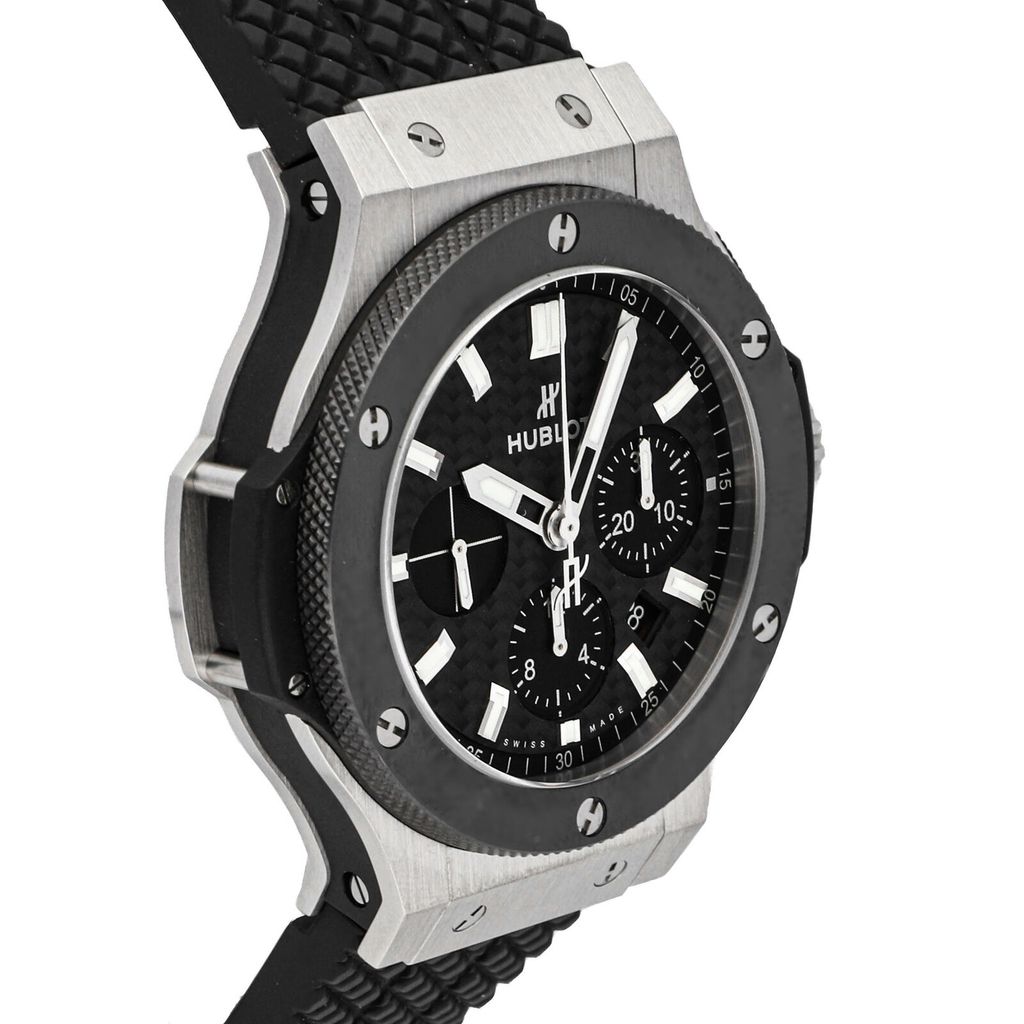 Hublot Big Bang, Steel Ceramic Chronograph Evolution Automatic 44mm, Ref# 301.SM.1770.RX, Left