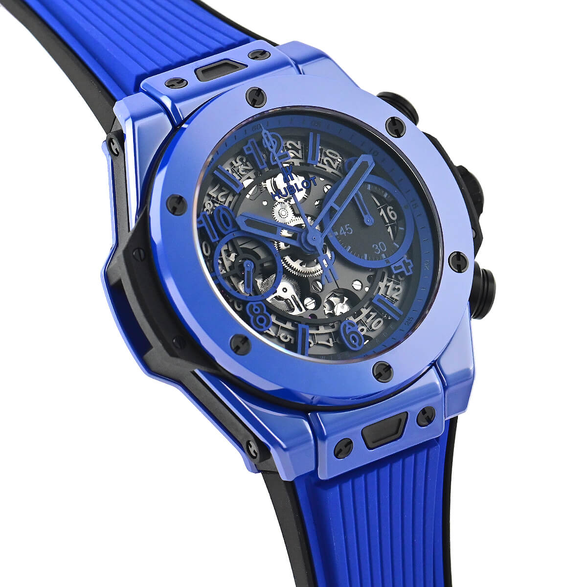 Hublot Big Bang, Unico Blue Magic, 42mm, Ref# 441.ES.5119.RX, Left