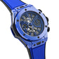 Hublot Big Bang, Unico Blue Magic, 42mm, Ref# 441.ES.5119.RX, Left