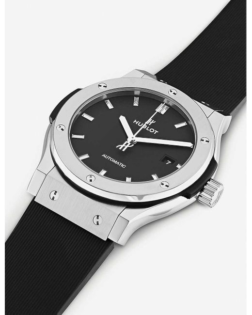 Hublot Classic Fusion Titanium 42mm, Ref#542.NX.1171.RX, Crown