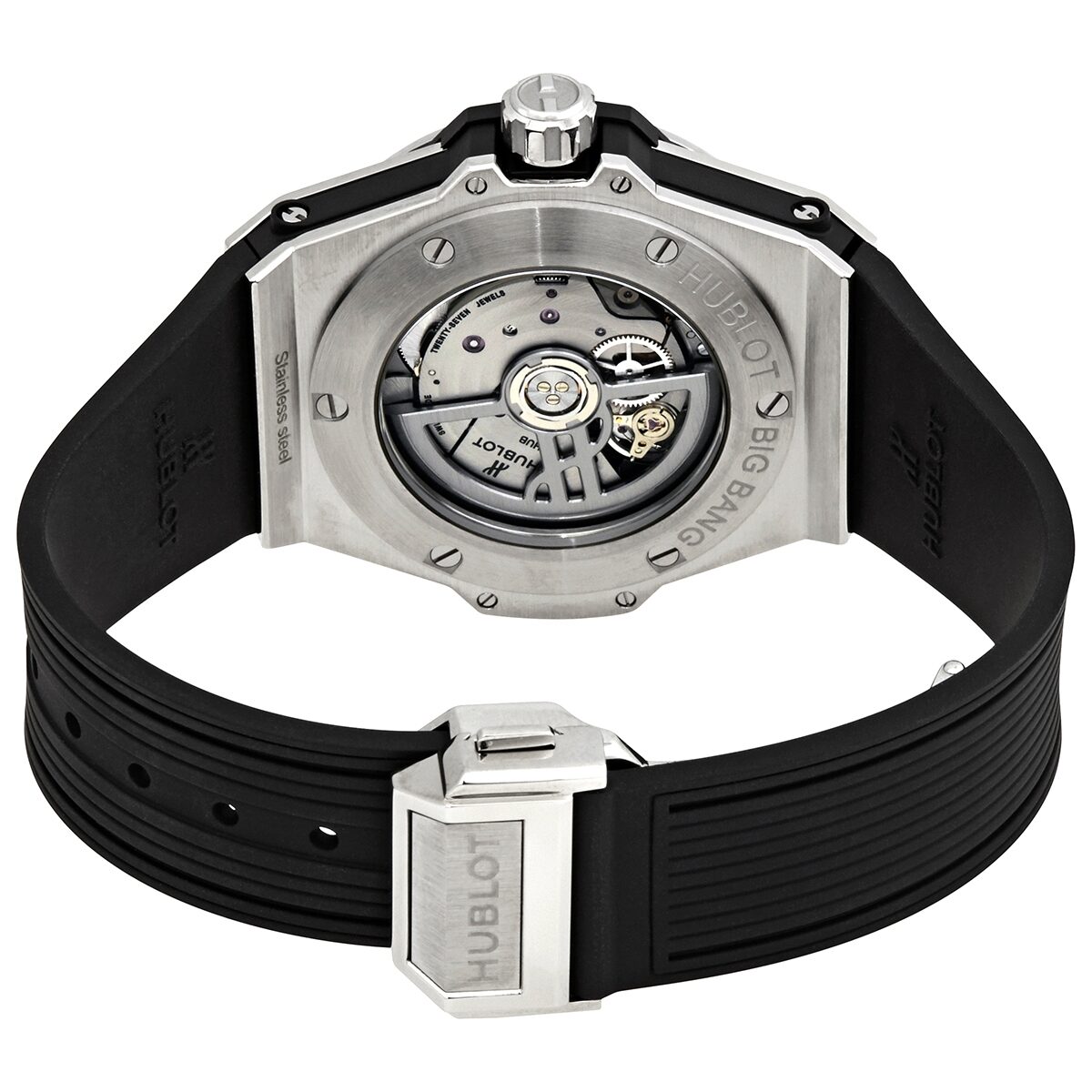 Hublot Big Bang, One Click Steel Diamonds 39mm, Ref# 465.SX.1170.RX.1204, back