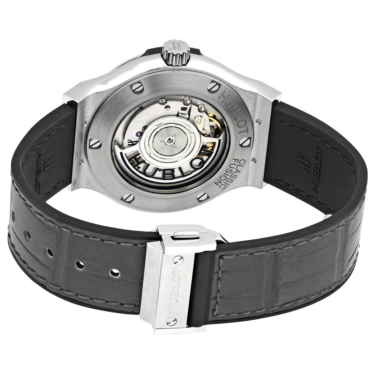 Hublot Classic Fusion Racing Grey Titanium 38mm, Ref# 565.NX.7071.LR, Clasp