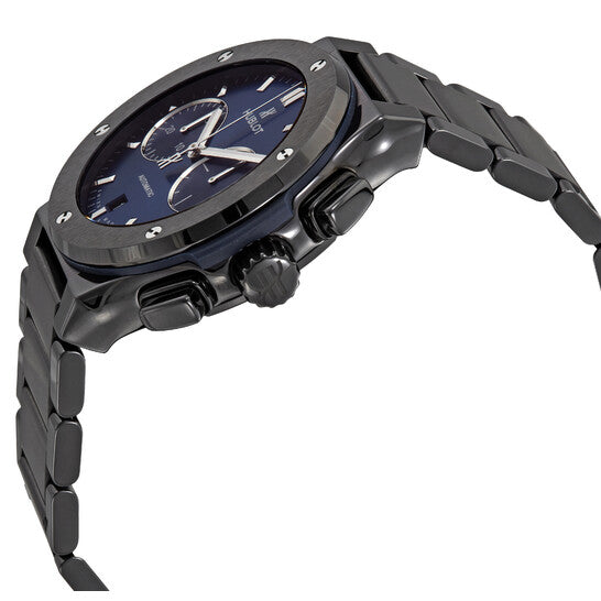 Hublot Classic Fusion Chronograph Automatic 45mm Ceramic Blue, Ref# 520.CM.7170.CM, Right