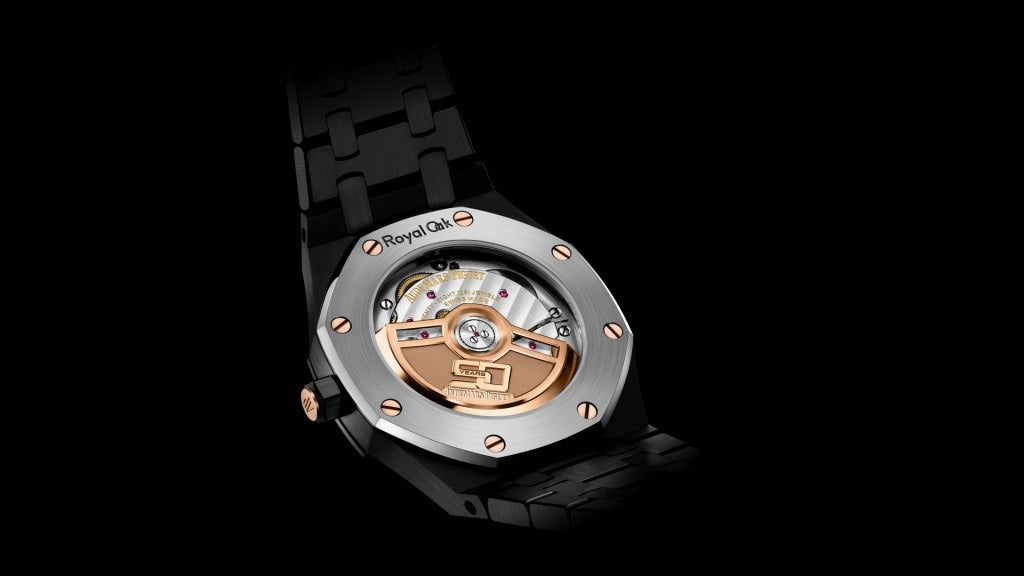 Back Audemars Piguet Royal OAK SELFWINDING "50TH ANNIVERSARY" Ref# 77350CE.OO.1266CE.01.A