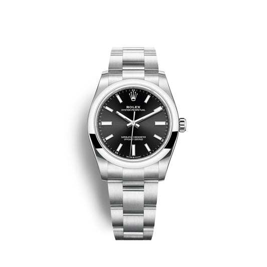 Rolex Oyster Perpetual No Date, Stainless Steel, 34mm, Ref# 124200-0002