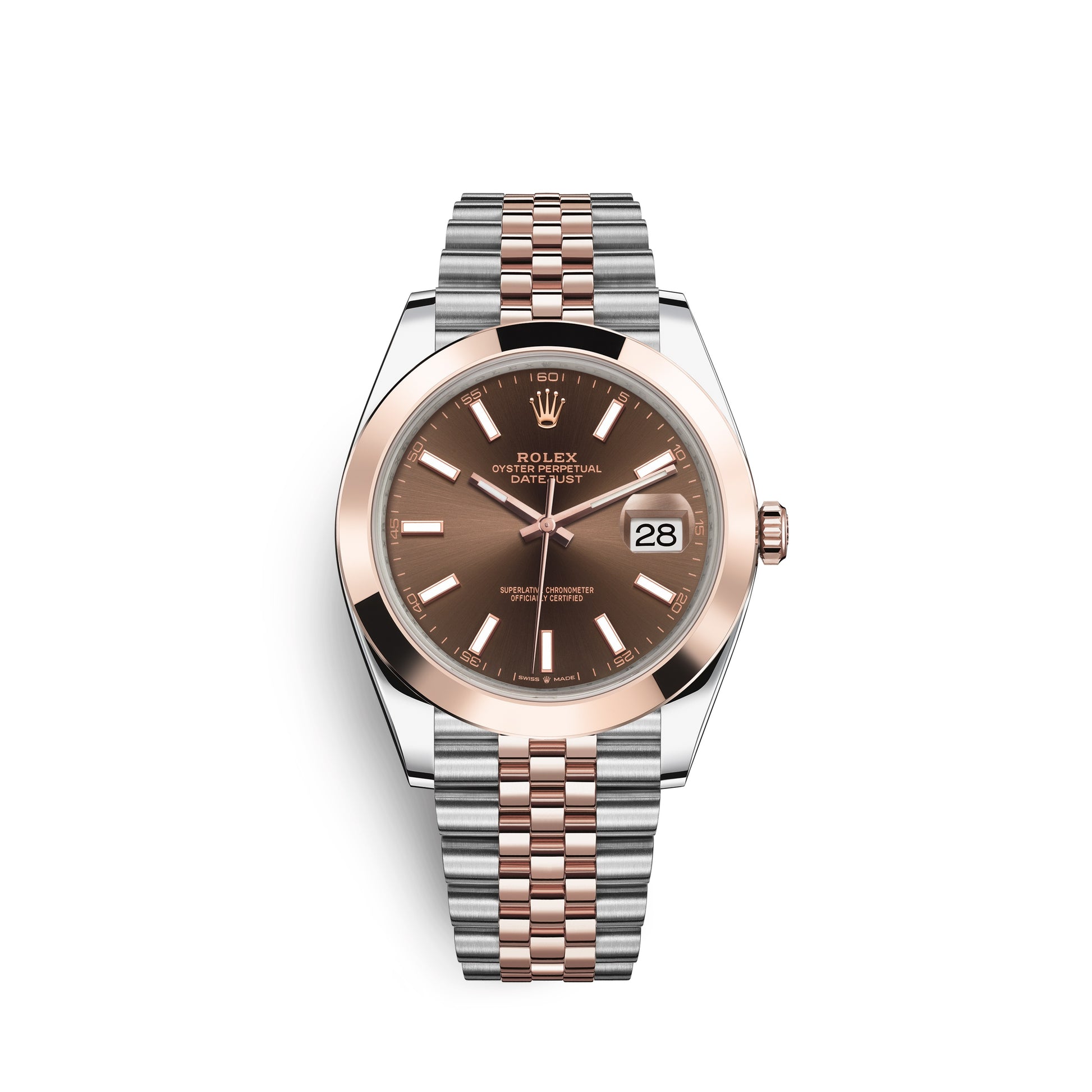 Rolex Datejust 41, 18k Everose Gold and Stainless Steel, 41mm, Ref# 126301-0002